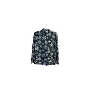 Runway Ready Snow Flake Soft Mock Turtleneck Sz S NWOT